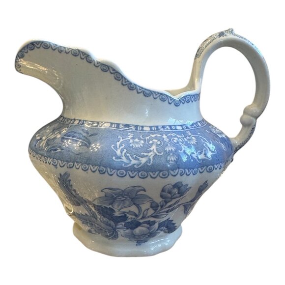Antique Spode Camilla Copeland Pitcher England Porcelain Floral Pattern Jug - Picture 4 of 11
